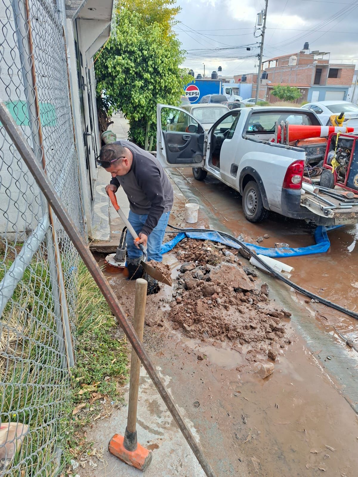 REALIZA INTERAPAS DIVERSOS TRABAJOS EN LA RED DE AGUA&nbsp;POTABLE