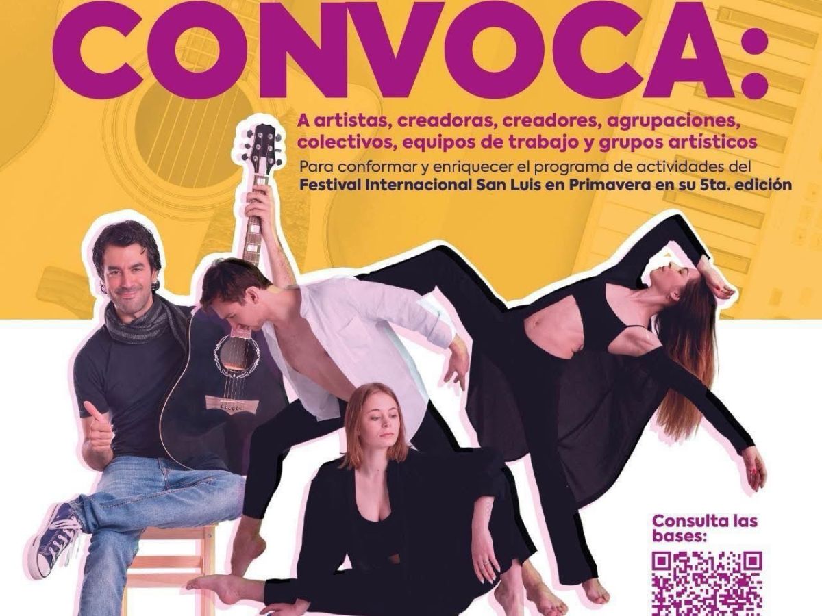CONVOCA CULTURA MUNICIPAL A PARTICIPAR EN LA 5a EDICIÓN DEL FESTIVAL INTERNACIONAL SAN LUIS EN&nbsp;PRIMAVERA