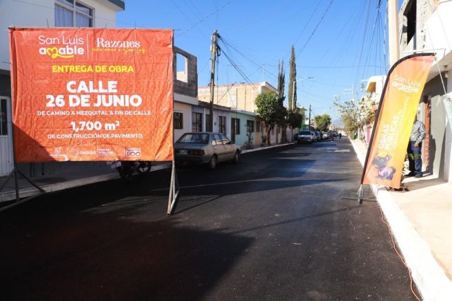 AYUNTAMIENTO DE SLP ENTREGA NUEVA VIALIDAD EN EL ROSEDAL-LOS&nbsp;LIMONES