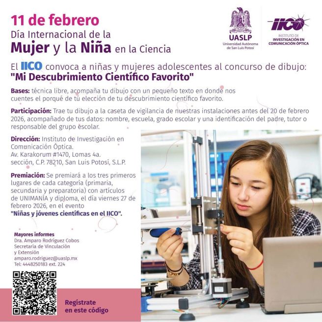 IICO UASLP CONVOCA A PARTICIPAR NIÑAS Y NIÑOS AL CONCURSO DE DIBUJO «MI DESCUBRIMIENTO CIENTÍFICO&nbsp;FAVORITO»