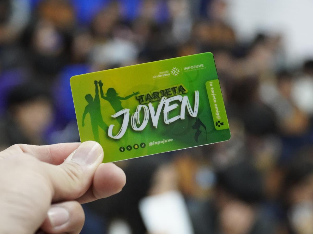 JÓVENES POTOSINOS ACCEDEN A DESCUENTOS CON «TARJETA&nbsp;JOVEN»
