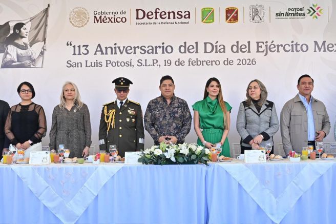 CELEBRAN EL DÍA DEL EJÉRCITO Y DESTACAN LA COORDINACIÓN ENTRE&nbsp;AUTORIDADES