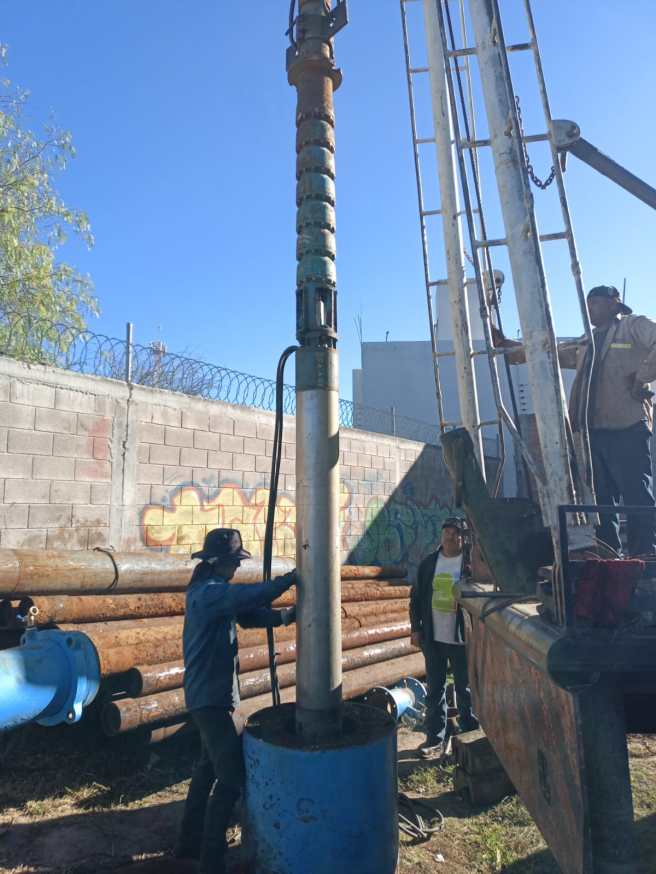 REPARAN EL POZO MEZQUITAL III ABASTECE A 15&nbsp;COLONIAS