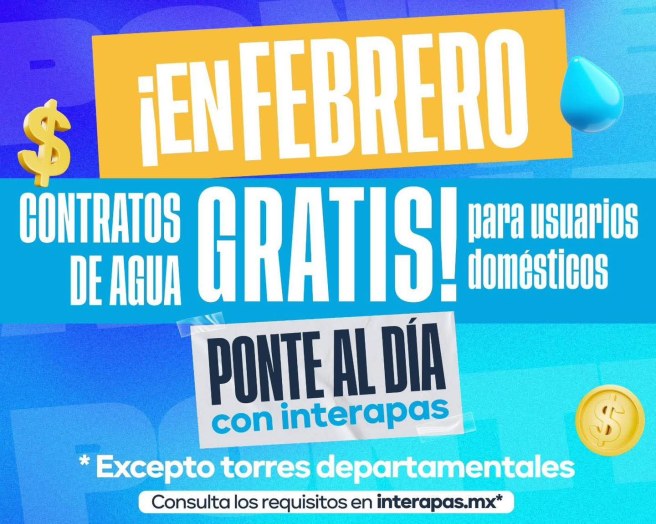 PROMUEVEN CONTRATACIÓN DE&nbsp; TOMAS DE AGUA SIN&nbsp;COSTO