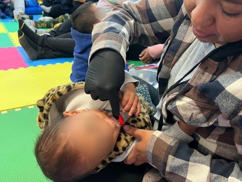 PROMUEVE EL DIF MUNICIPAL SALUD BUCAL DESDE LA PRIMERA INFANCIA EN LA UBR&nbsp;MARAVILLAS