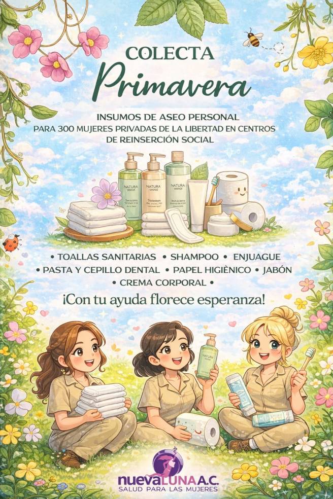 NUEVA LUNA SALUD DE LAS MUJERES A.C. INVITA A LA CIUDADANÍA A SUMARSE A LA COLECTA «DIGNIDAD PARA ELLAS» EN SAN LUIS&nbsp;POTOSÍ