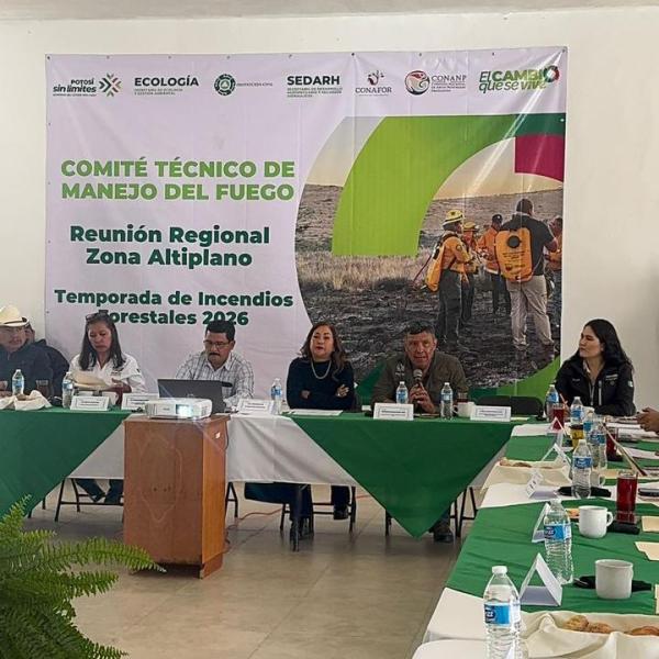 SE REFUERZA ESTRATEGIA CONTRA INCENDIOS EN EL ALTIPLANO&nbsp;POTOSINO