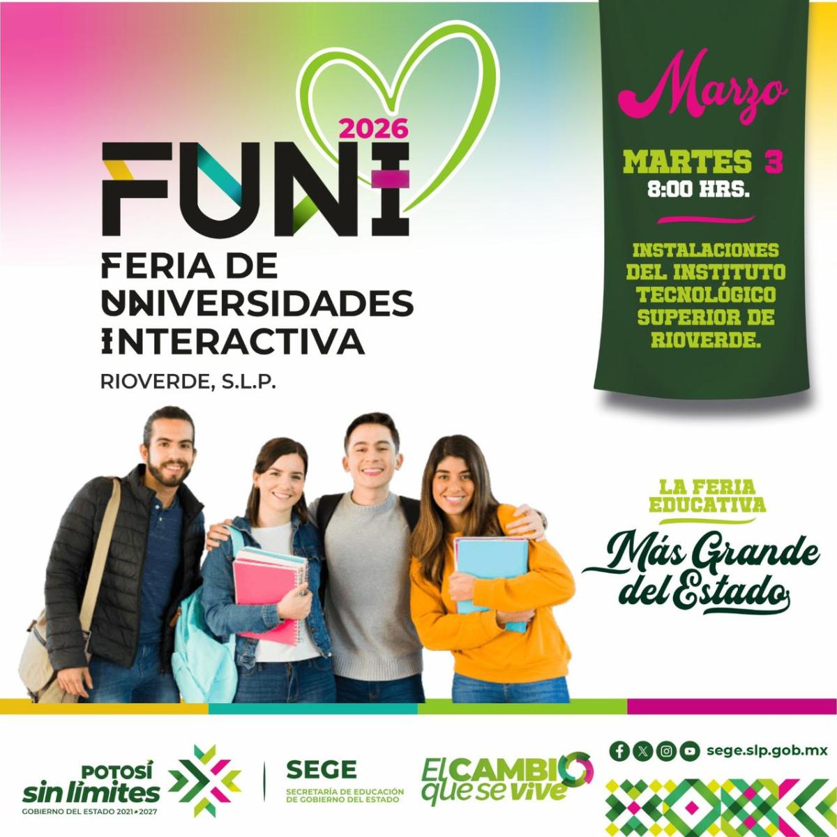 FERIA DE UNIVERSIDADES 2026 ENNLA REGIÓN MEDIA EL 3 DE&nbsp;MARZO