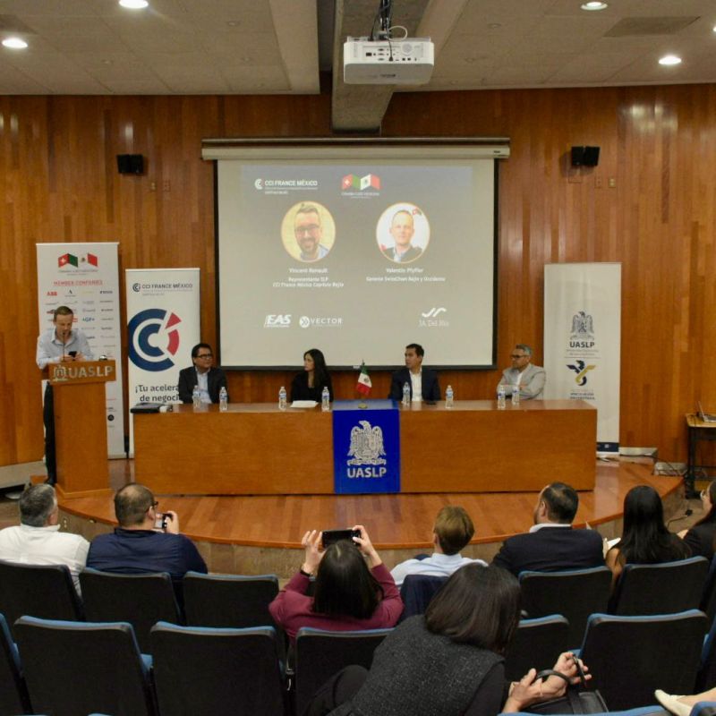 UUASLP Y CCI FRANCE MÉXICO LLEVAN A CABO DIÁLOGO SOBRE RETOS DEL COMERCIO&nbsp;INTERNACIONAL