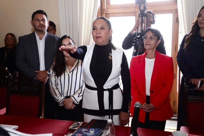 EL PAN FELICITA Y RECONOCE LA TRAYECTORIA DE ÁNGELES RODRÍGUEZ AHORA COMO SECRETARIA GENERAL DEL AYUNTAMIENTO DE&nbsp;SLP