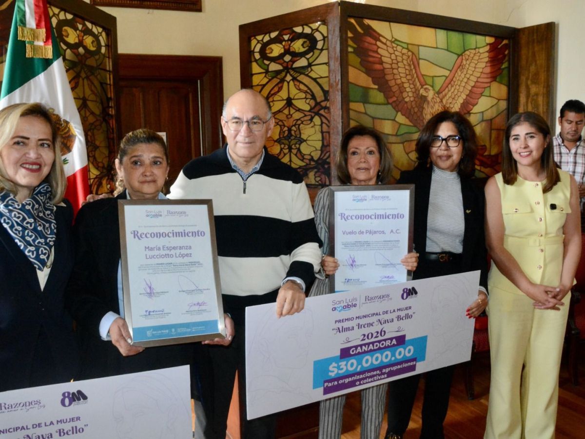 ESPERANZA LUCCIOTTO Y “VUELO DE PÁJAROS” RECIBEN PREMIO MUNICIPAL DE LA MUJER “ALMA IRENE ANAYA BELLO”&nbsp;2026
