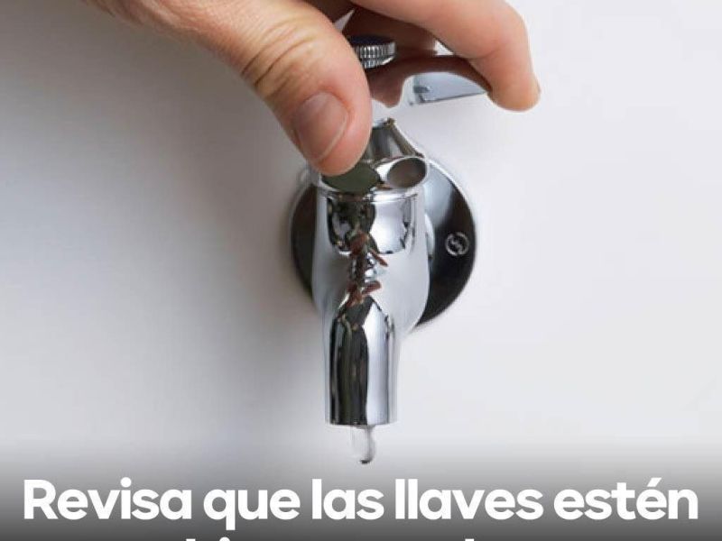 EN VACACIONES CIÉRRALE A LA LLAVE SI SALES DE&nbsp;CASA
