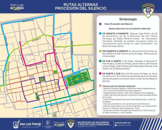 LA POLICÍA DE LA CAPITAL REALIZARÁ OPERATIVO VIAL CON MOTIVO DE LA PROCESIÓN DEL&nbsp;SILENCIO