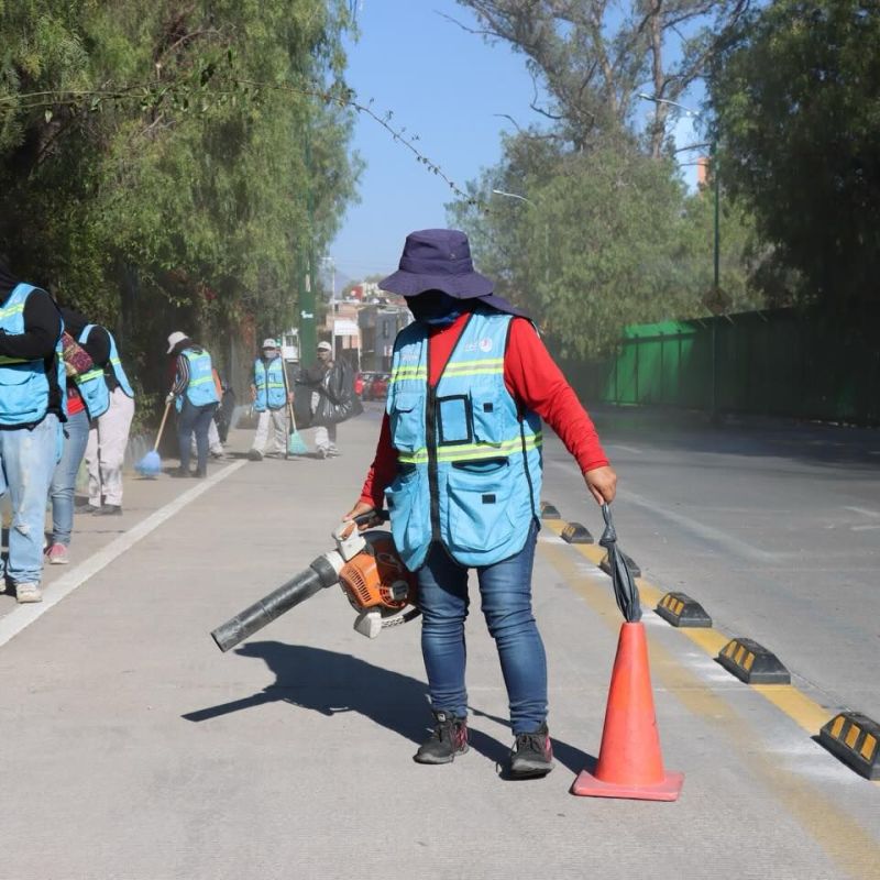 SERVICIOS MUNICIPALES REALIZAN MEJORAS AL INTERIOR DEL PARQUE&nbsp;MORALES