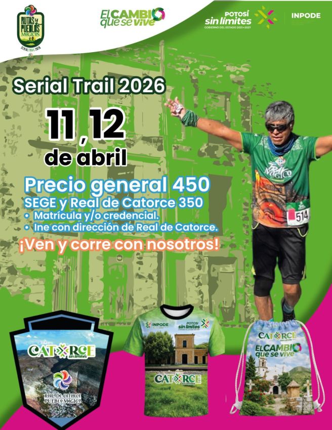 TODO LISTO PARA VIVIR EL SERIAL TRAIL MÁGICO EN REAL DE&nbsp;CATORCE