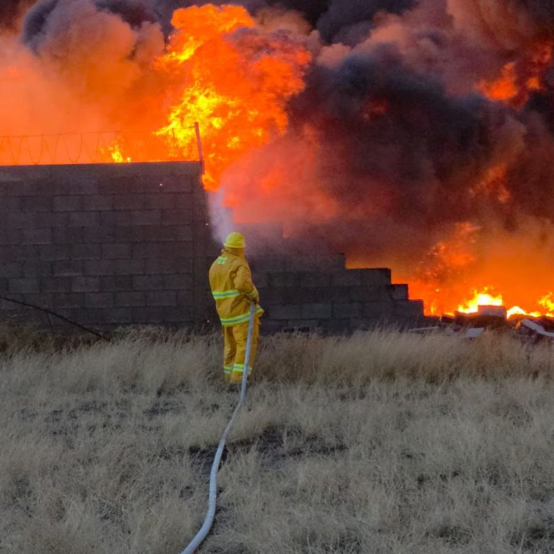 CALIDAD DEL AIRE SE NORMALIZA TRAS INCENDIO EN LA ZONA INDUSTRIAL.&nbsp; LA UASLP MANTIENE&nbsp;MONITOREO