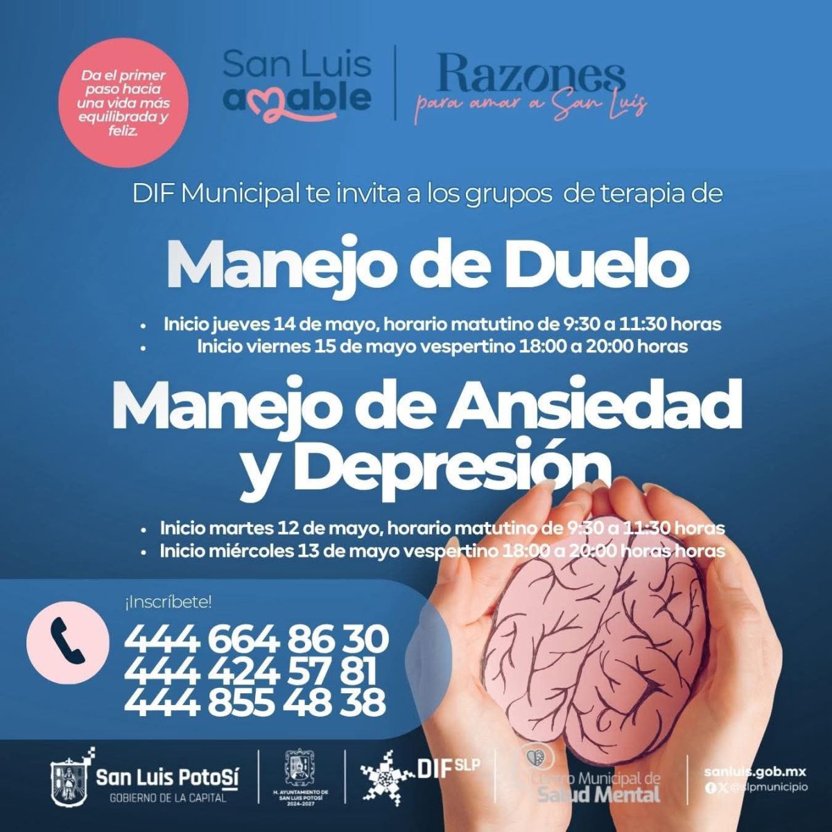 INVITA DIF MUNICIPAL A REGISTRARSE EN TERAPIAS GRUPALES PARA FORTALECER LA SALUD&nbsp;EMOCIONAL