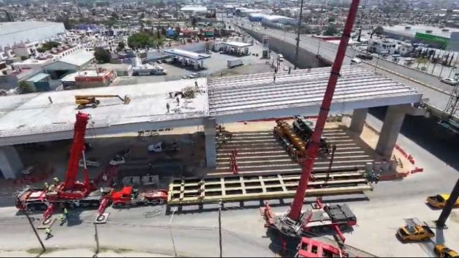 CONTINÚAN CIERRES VIALES POR MONTAJE DE TRABES EN PUENTE BULEVAR VALLE DE LOS&nbsp;FANTASMAS