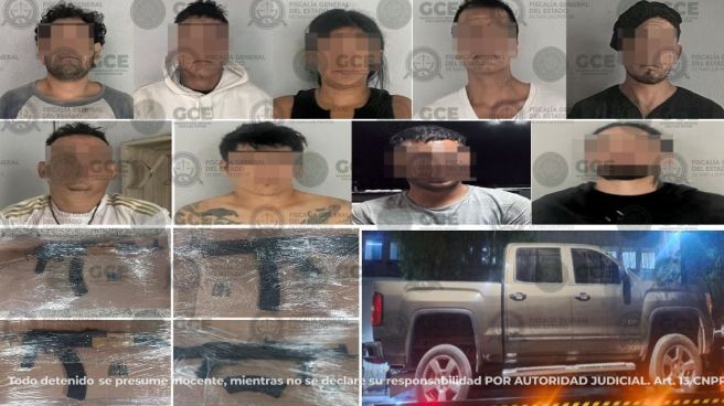 DETIENEN A NUEVE EN VILLA DE REYES CON ARMAS Y&nbsp;DROGAS