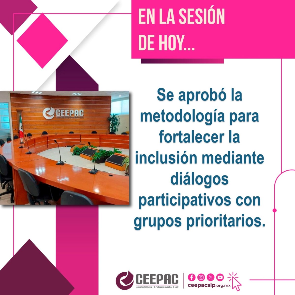 CEEPAC IMPULSA DIÁLOGOS PARTICIPATIVOS RUMBO AL PROCESO ELECTORAL&nbsp;2027