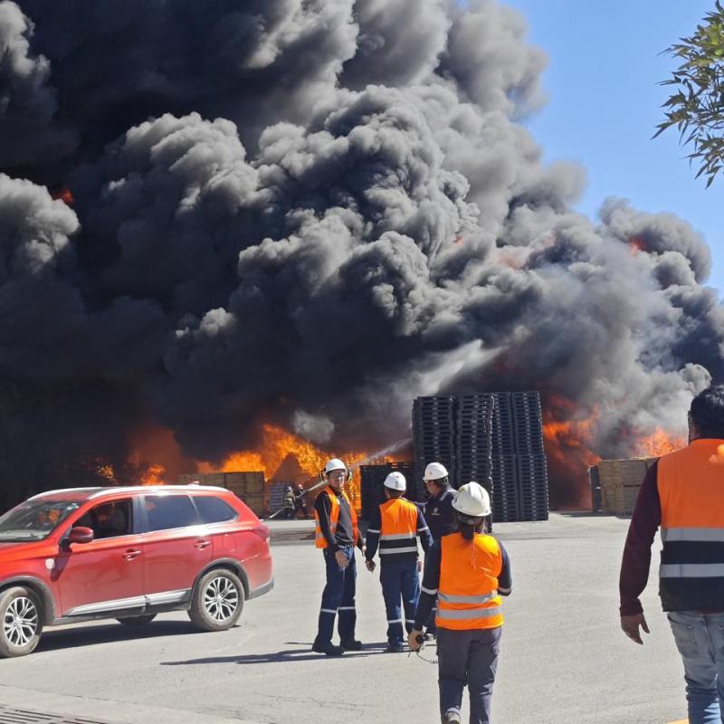 INCENDIO EN LA ZONA&nbsp;INDUSTRIAL