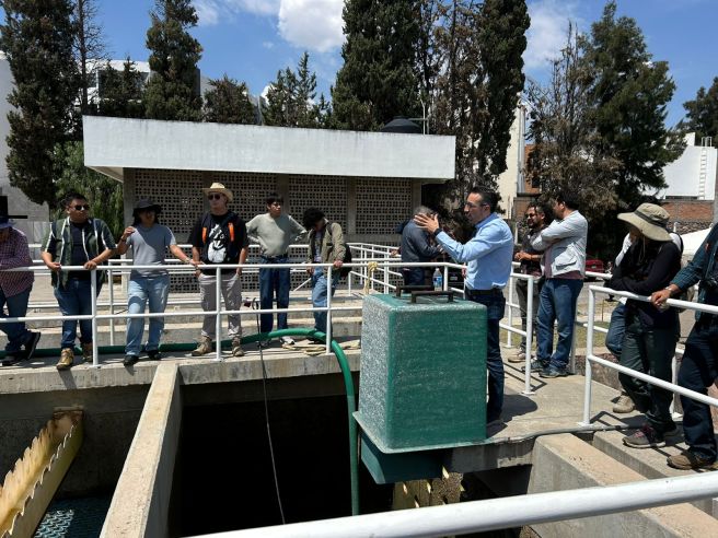 EN INTERAPAS ALUMNOS DE LA UNAM CONOCIERON EL PROCESO DE POTABILIZACIÓN&nbsp; Y GESTIÓN DEL AGUA EN&nbsp;SLP
