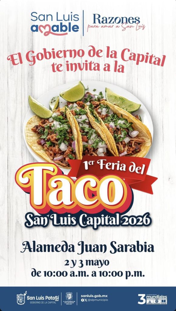 LOS DÍAS 2 Y 3 DE MAYO&nbsp; EL GOBIERNO DE LA CAPITAL INVITA A LOS&nbsp;TACOS