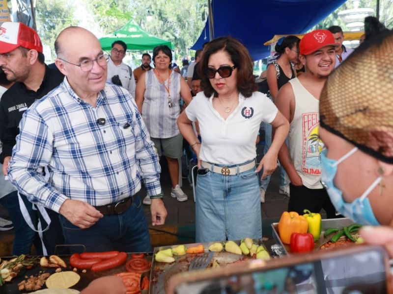 ARRANCÓ GALINDO LA FERIA DEL TACO EN LA ALAMEDA&nbsp;CENTRAL