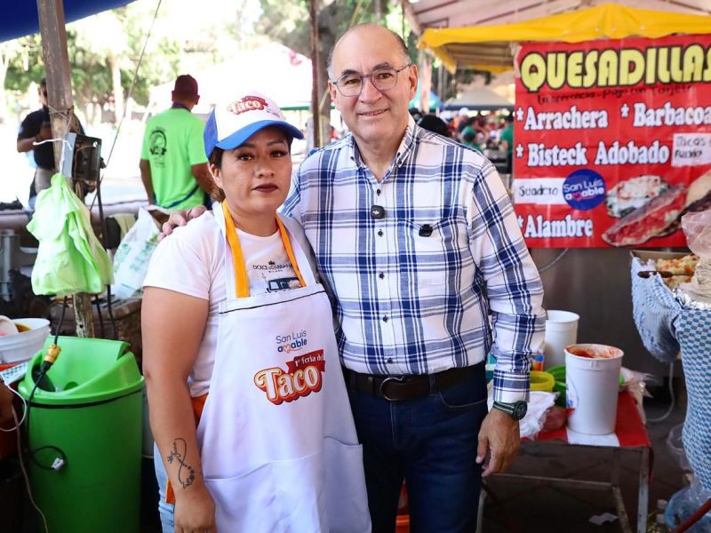 CERCA SE 60 MIL PERSONAS LE PEGARON AL TACO EN LA PRIMERA EDICIÓN DE » LA FERIA DEL&nbsp;TACO»