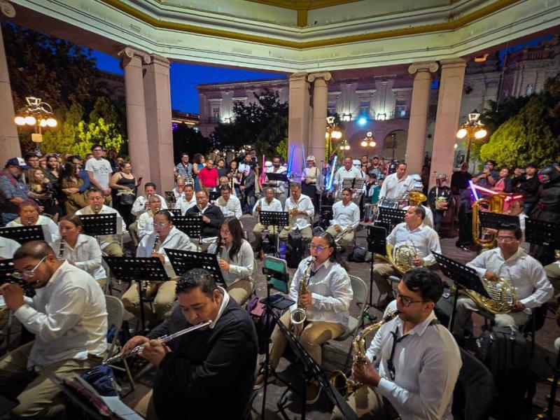 LA BANDA DE MÚSICA PRESENTÓ UNA SERENATA CON MÚSICA DE «LA GUERRA DE LAS&nbsp;GALAXIAS»