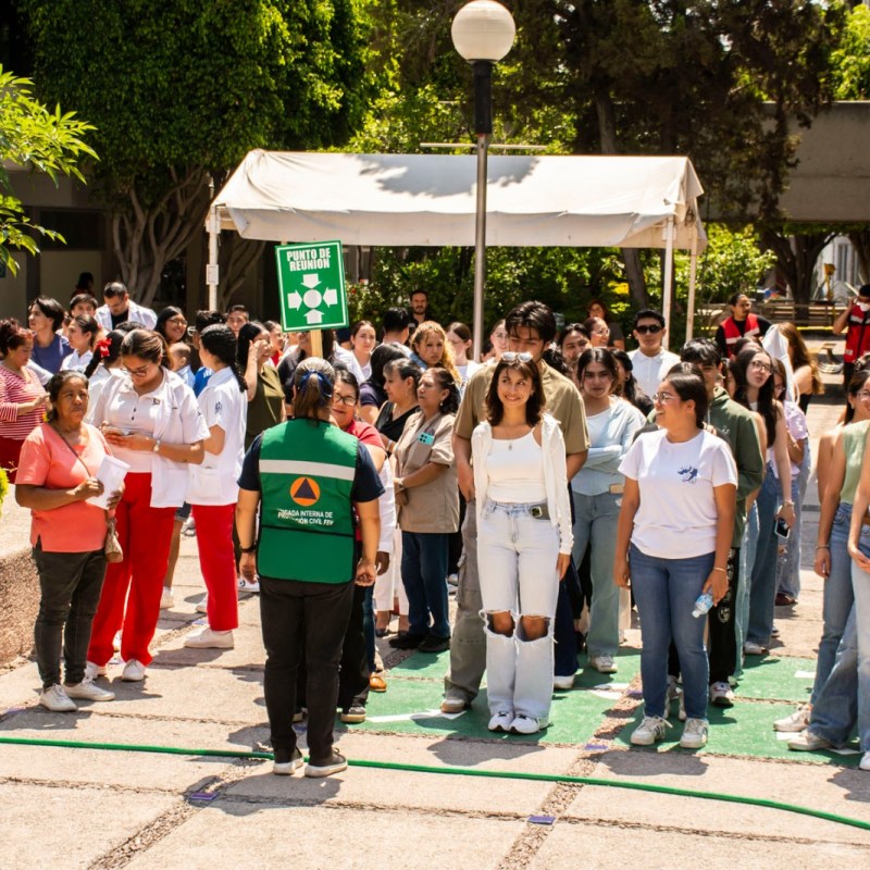 MÁS DE 3 MIL UNIVERSITARIOS DE LA UASLP EN EL SIMULACRO NACIONAL&nbsp;2026