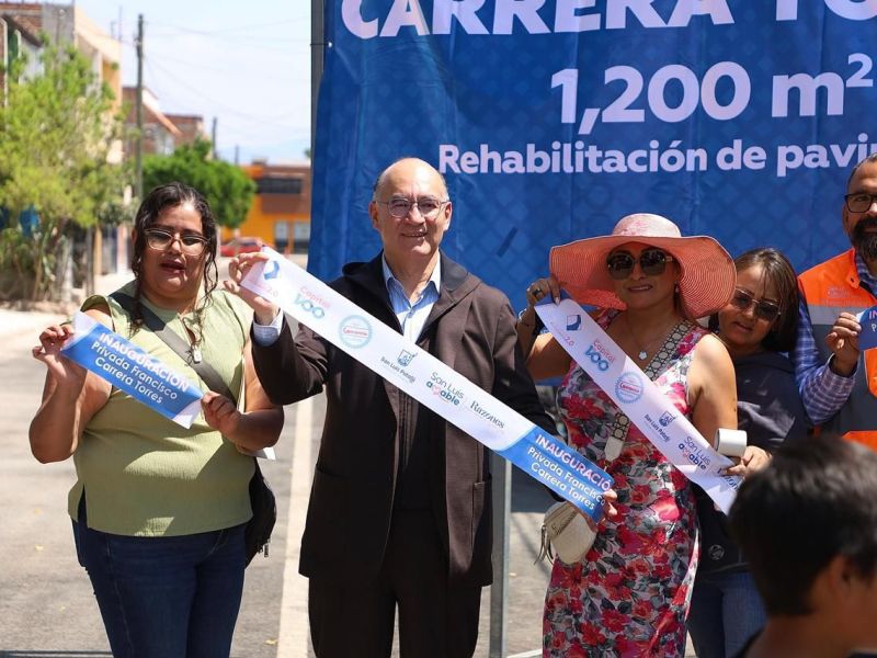 AVANCE EN VIALIDADES AFIRMÓ GALINDO AL ENTREGAR TOTALMENTE REGENERADA LA PRIVADA FRANCISCO CARRERA&nbsp;TORRES