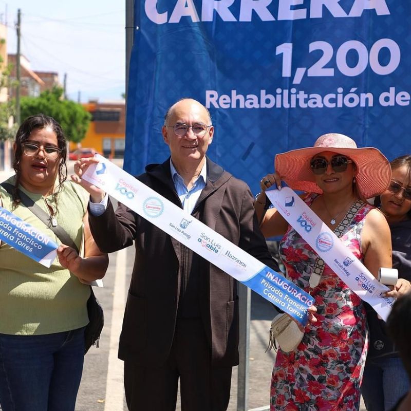 AVANCE EN VIALIDADES AFIRMÓ GALINDO AL ENTREGAR TOTALMENTE REGENERADA LA PRIVADA FRANCISCO CARRERA&nbsp;TORRES