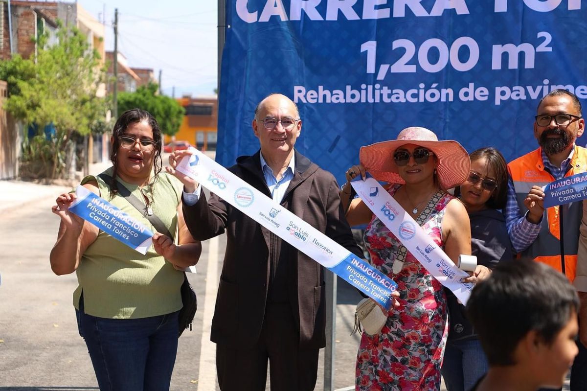 AVANCE EN VIALIDADES AFIRMÓ GALINDO AL ENTREGAR TOTALMENTE REGENERADA LA PRIVADA FRANCISCO CARRERA&nbsp;TORRES