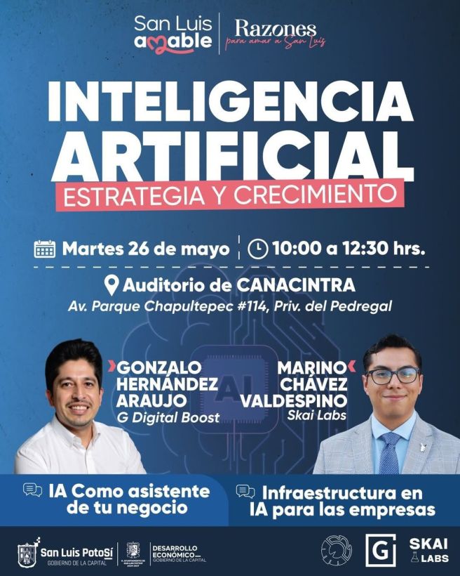 IMPULSA GOBIERNO DE&nbsp; LA CAPITAL CAPACITACIÓN EMPRESARIAL EN INTELIGENCIA&nbsp;ARTIFICIAL