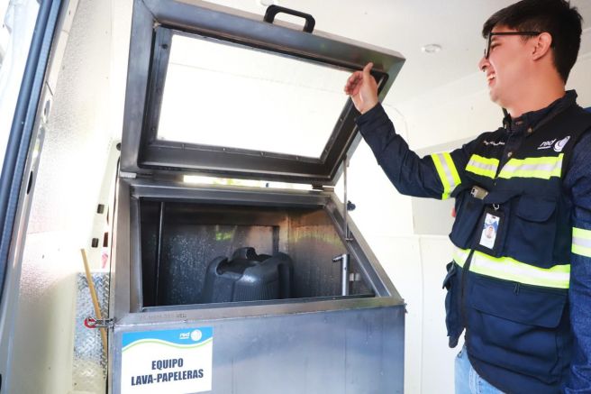 MUNICIPIO CUENTA CON INNOVADOR EQUIPO PARA RECOLECCIÓN Y LIMPIEZA DE MÁS DE 3 MIL PAPELERAS EN LA CIUDAD&nbsp;CAPITAL