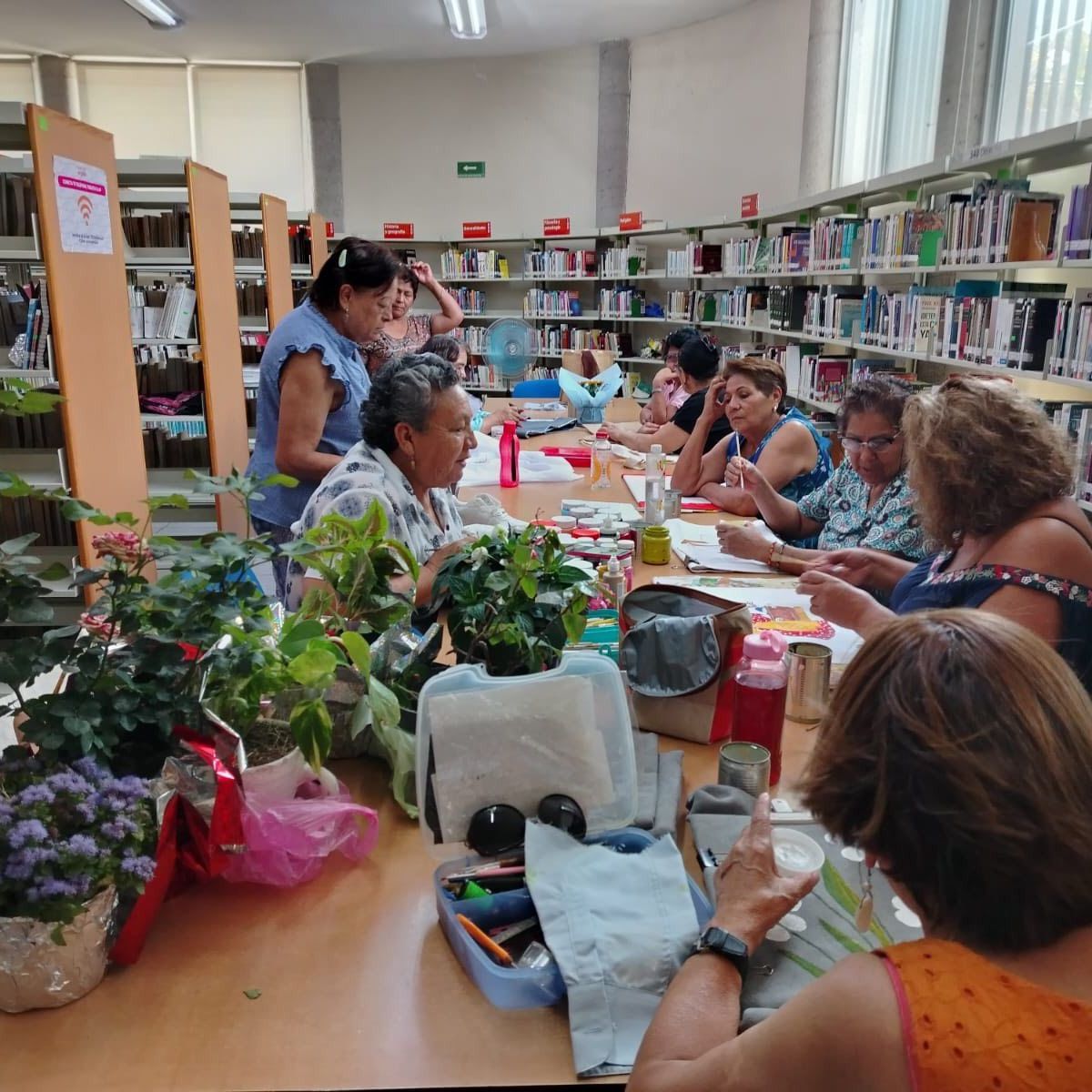 SE REALIZAN TALLERES PARA ADULTOS MAYORES EN LAS BIBLIOTECAS&nbsp;MUNICIPALES