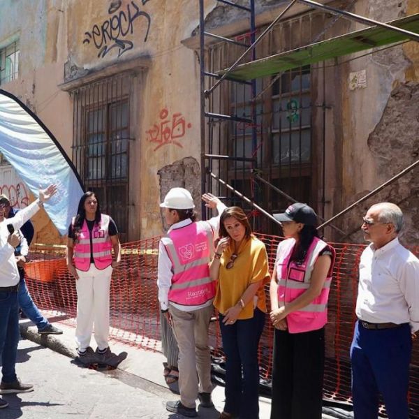 POR PREVENCIÓN EL  MUNICIPIO INTERVIENE  FINCAS DEL CENTRO HISTÓRICO YA SUMA 15 EN PROCESO, 6 TERMINADAS DE 43&nbsp;DETECTADAS