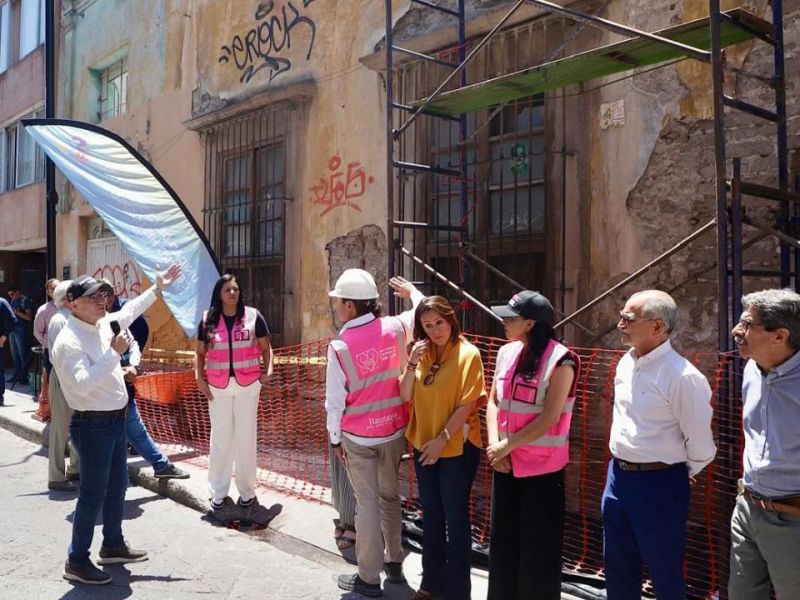 POR PREVENCIÓN EL  MUNICIPIO INTERVIENE  FINCAS DEL CENTRO HISTÓRICO YA SUMA 15 EN PROCESO, 6 TERMINADAS DE 43&nbsp;DETECTADAS