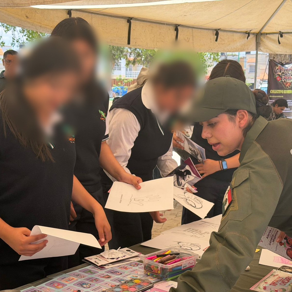 REALIZA GUARDIA CIVIL ESTATAL FERIA DE SEGURIDAD Y LA PROXIMIDAD SOCIAL EN&nbsp;SOLEDAD