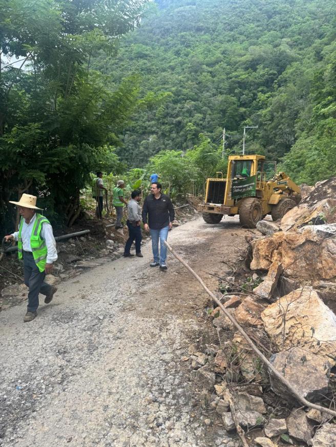 LA JEC ATIENDE DAÑOS EN CAMINOS AFECTADOS POR&nbsp;LLUVIAS