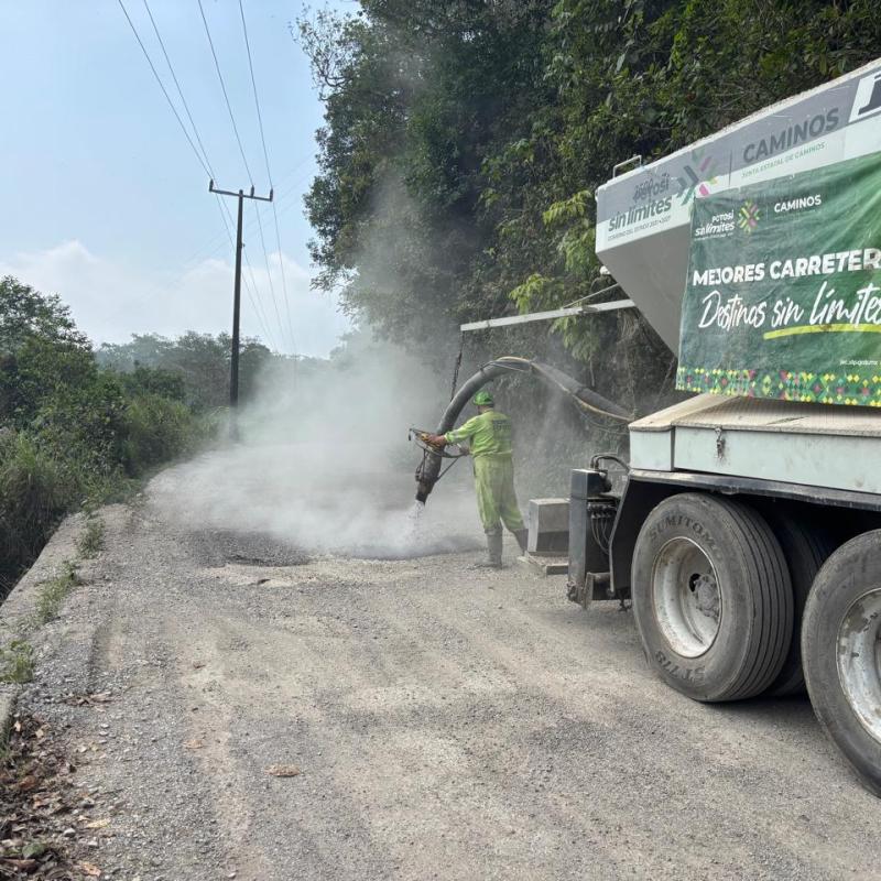 LA JEC REHABILITA EL TRAMO XILITLA-EL TÚNEL-EL&nbsp;JOBO