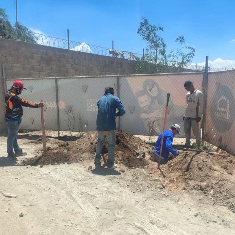 TRABAJA INTERAPAS EN AMPLIAR INFRAESTRUCTURA HIDRÁULICA EN BOSQUES DE LINDAVISTA DE VILLA DE&nbsp;POZOS