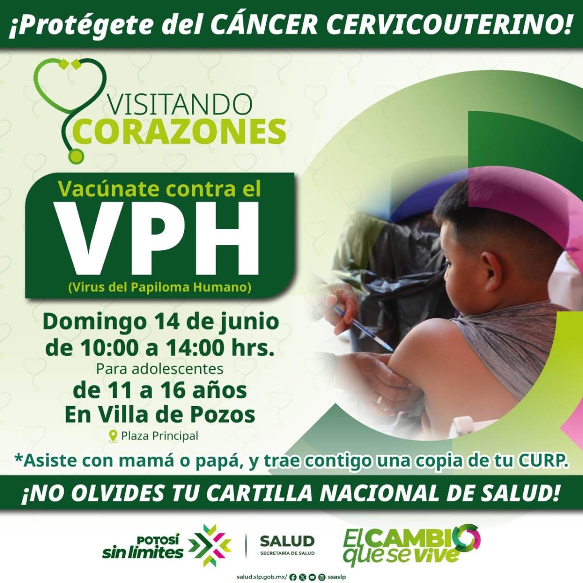 REFUERZAN VACUNACIÓN CONTRA EL VIRUS DEL PAPILOMA&nbsp;HUMANO