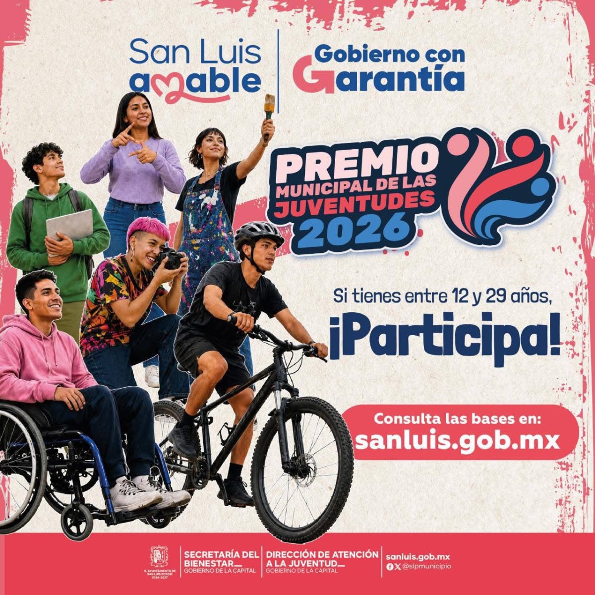 CONVOCAN A PRESENTAR PROPUESTAS AL PREMIO MUNICIPAL DE LAS JUVENTUDES&nbsp;2026