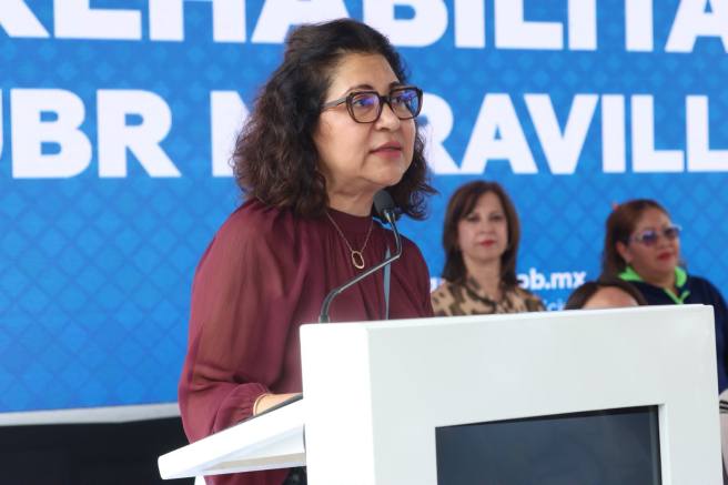 NUEVA UBR LAS MARAVILLAS SERÁ DIGNO, MODERNO Y HUMANO ANUNCIA ESTELA&nbsp;ARRIAGA