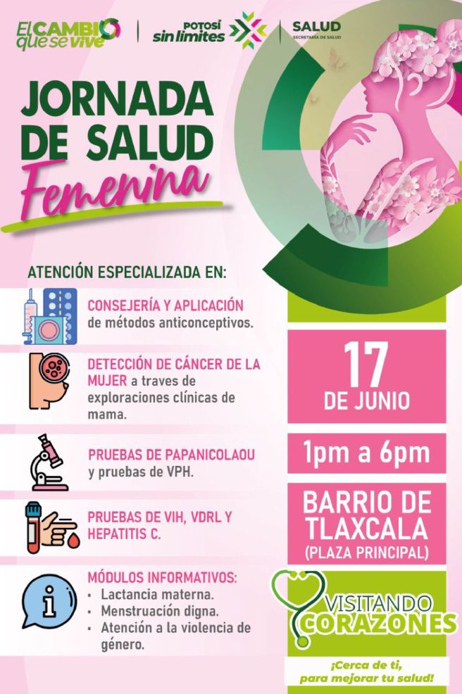 JORNADA DE SALUD FEMENINA EL 17 EN EL BARRIO DE&nbsp;TLAXCALA