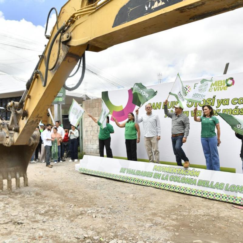 INICIARON LOS TRABAJOS DE PAVIMENTACIÓN Y REHABILITACIÓN EN CALLES DE BELLAS&nbsp;LOMAS