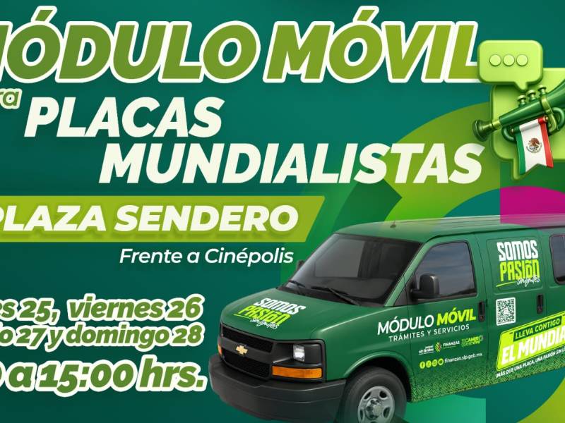 PLACAS MUNDIALISTA EN SENDERO SE CONTARÁ CON UN MÓDULO DE&nbsp;CANJE
