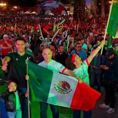 EN SAN LUIS POTOSÍ EXPLOTA LA PLAZA DEL CARMEN CON EL TRIUNFO DE MÉXICO 2 A 0 SOBRE&nbsp;COLOMBIA